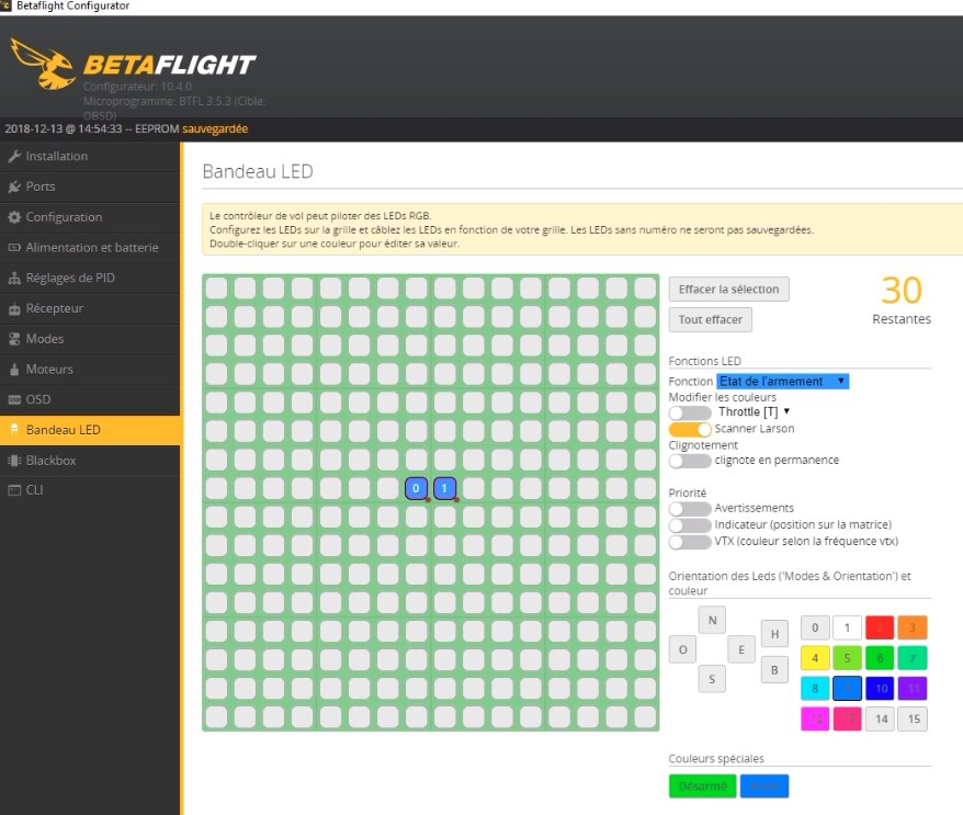 LED BetaFlight pour 75X - WE are FPV