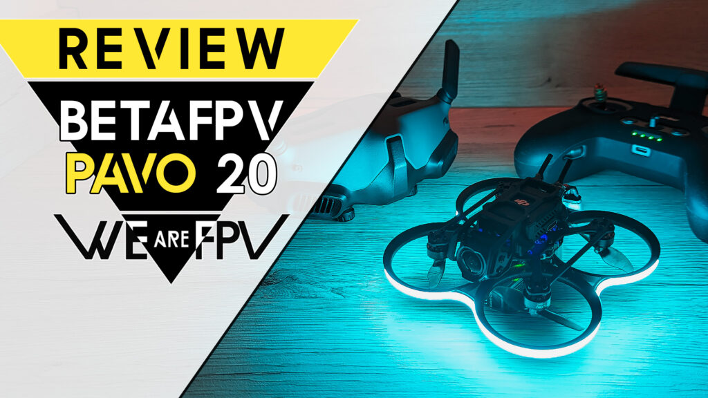 test betafpv pavo20 review tuto aide pid tuning