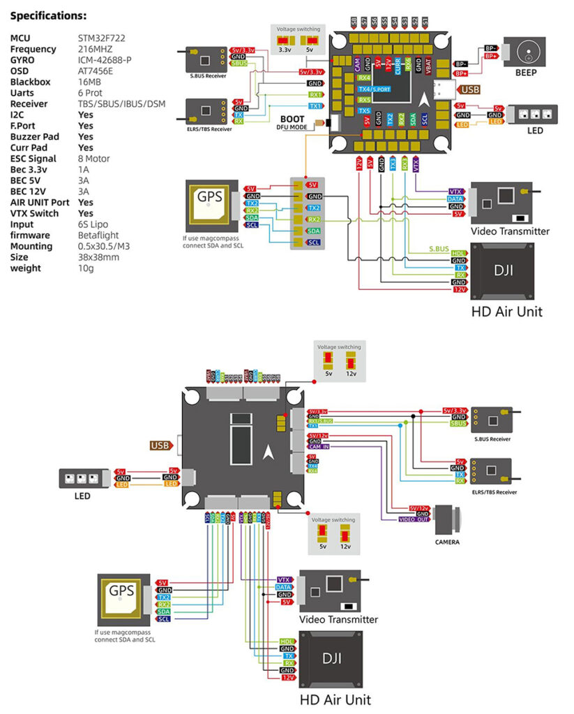 montage fc dys f722 am32