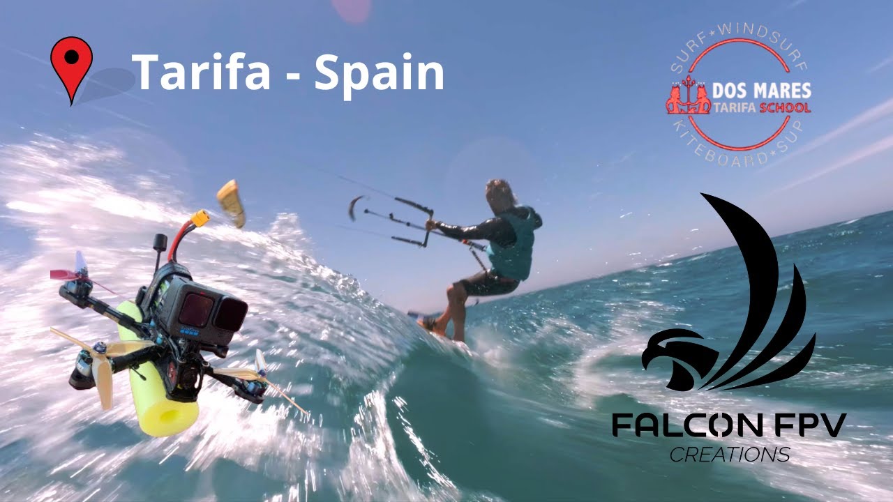 drone fpv espagne tarifa plage