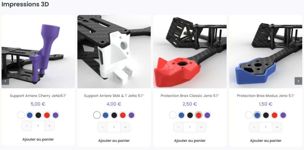 Site FPV CNC Drone (Tpu)